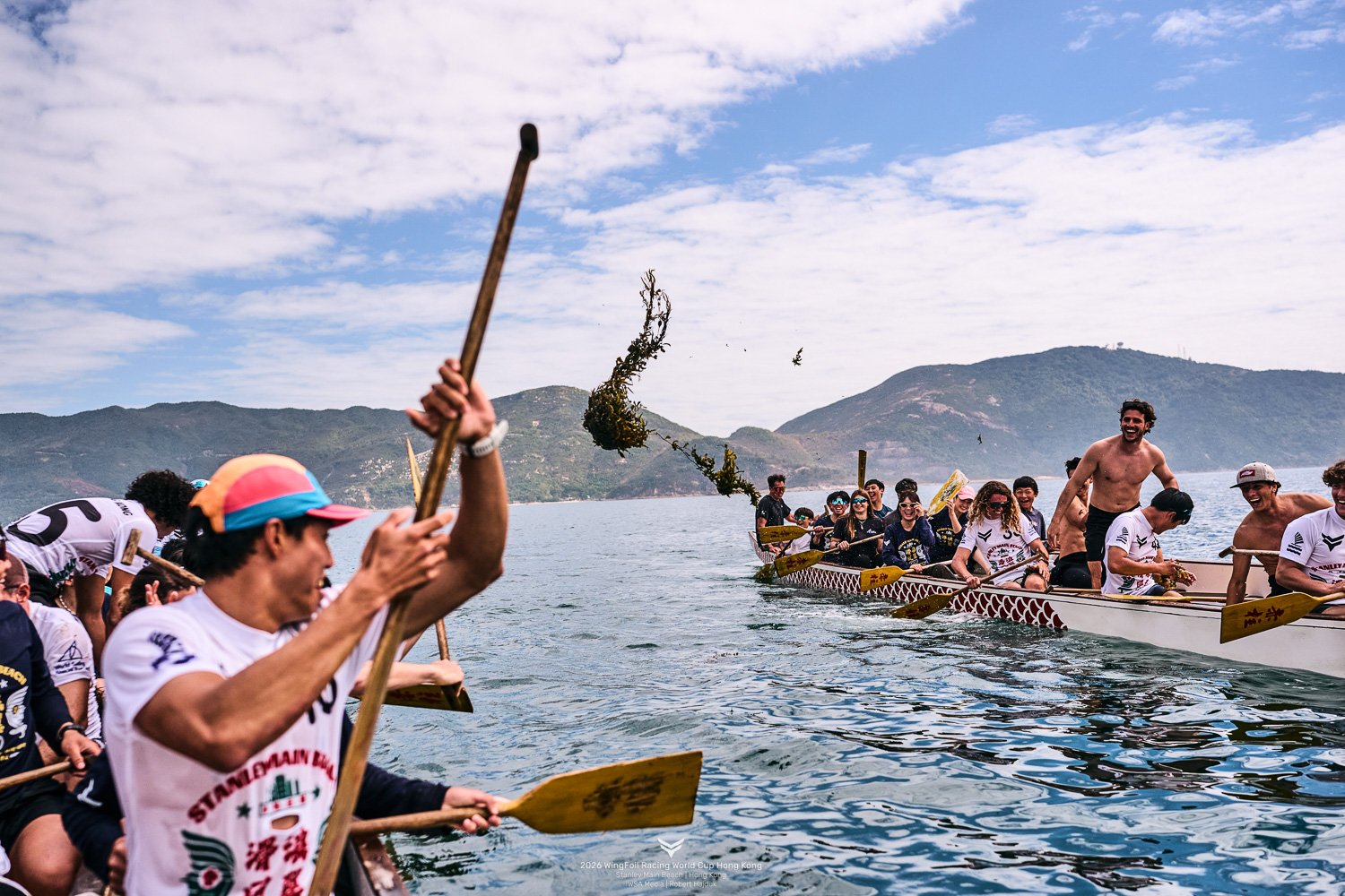 Dragon Boats and new season tech at Wingfoil World Cup Hong Kong © IWSA media/Robert Hajduk
